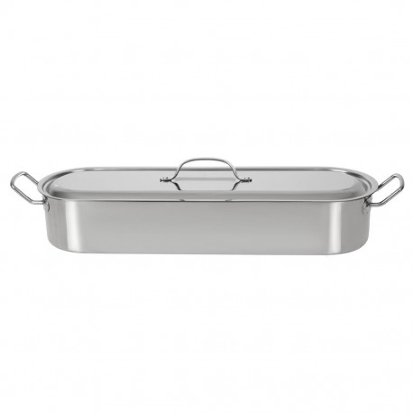 Kitchen Craft Roestvrijstalen Visketel 29cm – Zilver | Potten & Pannen