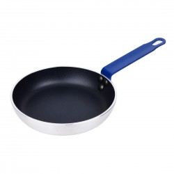 Hygiplas aluminium koekenpan met Teflon Platinum Plus anti-aanbaklaag, blauw, 19 cm