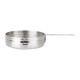 Olympia Tafelpresentatie Mini Steelpan Gehamerd 125mm - RVS