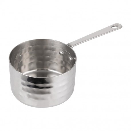 Olympia Tafelpresentatie Mini Steelpan Gehamerd 70mm RVS Zilver