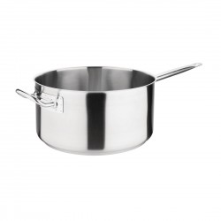 Vogue RVS braadpan 320 mm – Zilver, Ø32 cm, 8L, Inductie