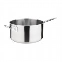 Vogue RVS braadpan 320 mm – Zilver, Ø32 cm, 8L, Inductie