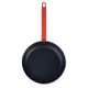 Hygiplas Teflon Platinum Plus anti-aanbak koekenpan 28cm - rood handvat
