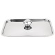 Olympia deksel voor mini RVS braadpan CL188 – Zilver
