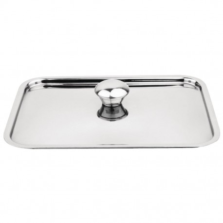 Olympia deksel voor mini RVS braadpan CL188 – Zilver