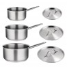 Speciale aanbieding - Vogue steelpanset (3 stuks) RVS Zilver