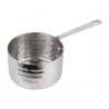 Olympia Tafelpresentatie Mini Steelpan Gehamerd 90mm – RVS Zilver