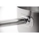 Vogue RVS steelpan 5L met deksel – Ø24 cm