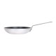 Vogue ovale koekenpan 36cm aluminium met Teflon Platinum Plus antiaanbaklaag