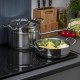 Vogue 3-delige set met RVS steelpan en stomers