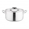 Nisbets Essentials inductie kookpan 32cm 12L - RVS smoorpan met deksel