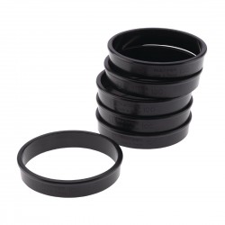 Matfer Bourgeat Exoglass taartringen 10(Ø)cm - set van 6 stuks
