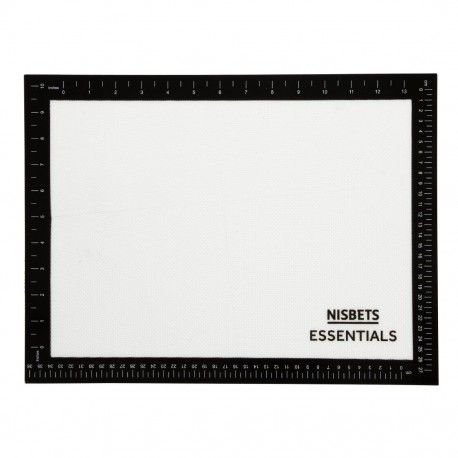 Nisbets Essentials Anti-Kleef Siliconen Bakmat 400x300mm - Wit
