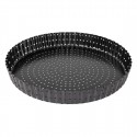 Masterclass Crusty Bake Quichevorm 250mm - Carbonstaal, Zwart