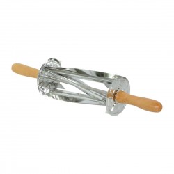 Gobel RVS Croissantsnijder met Houten Handvat - Louis Tellier 510x95x95mm