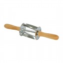 Gobel RVS Mini Croissantensnijder met Houten Handvat | Louis Tellier 345x75x75mm
