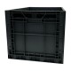 Vogue Opvouwbare Transportkrat Kunststof Zwart 594x396x353mm