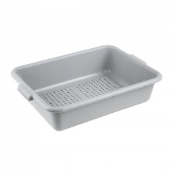 Vogue Geperforeerde Opbergbak Grijs - Polypropyleen 545x390mm