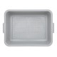 Vogue Geperforeerde Opbergbak Grijs - Polypropyleen 545x390mm