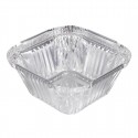 Fiesta recyclebare foliecontainer 100 ml – zilveren aluminium bakjes (200 stuks)