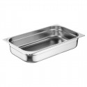 Nisbets Essentials RVS Gastronorm Bak 1/1 100mm - Set van 3 stuks