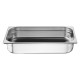 Nisbets Essentials RVS Gastronorm Bak 1/1 100mm - Set van 3 stuks