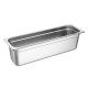 Vogue Roestvrijstalen Gastronorm 2/4 Bak 150mm
