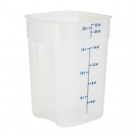 Cambro FreshPro CamSquare Container 20,8 L - Helder Polypropyleen GN Bak