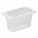 Nisbets Essentials polypropyleen GN bak 1/9 - 100mm - Helder