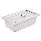 Vogue RVS 1/1 Gastronorm Bak Met Deksel - Zilver 20L