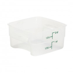 Cambro FreshPro CamSquare container 1,9L - Helder Polypropyleen GN bak
