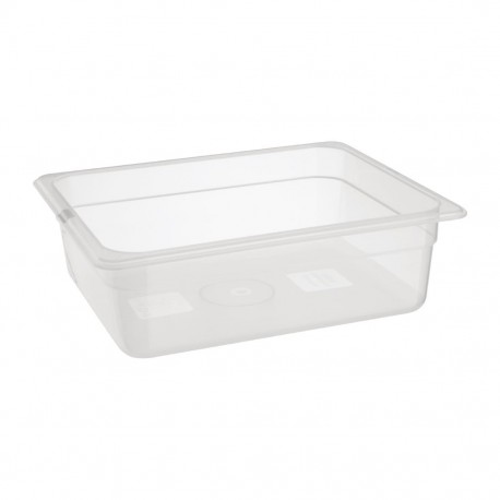 Nisbets Essentials GN 1/2 bak polypropyleen 10cm - helder, 5,9L