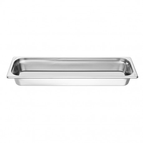 Vogue Roestvrijstalen Gastronorm 2/4 Bak 65mm