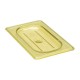 Cambro Gastronorm Deksel 1/9 Hoog Hitte Polycarbonaat - Geel