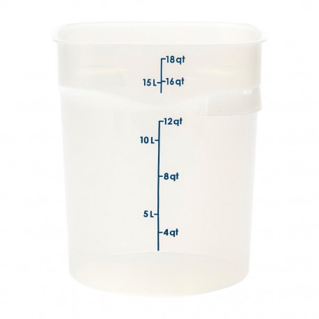 Cambro FreshPro CamRound Container 17,2L – Helder Polypropyleen