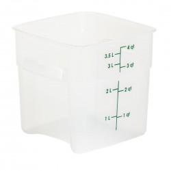 Cambro FreshPro CamSquare Container 3,8L Polypropyleen Helder