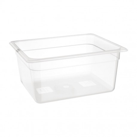 Nisbets Essentials polypropyleen GN 1/2 bak zonder deksel 15cm - Helder