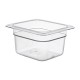 Cambro polycarbonaat bak GN 1/6 10cm – Helder