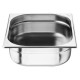 Nisbets Essentials RVS 1/2 Gastronorm Bak 100mm - Set van 3 GN Bakken
