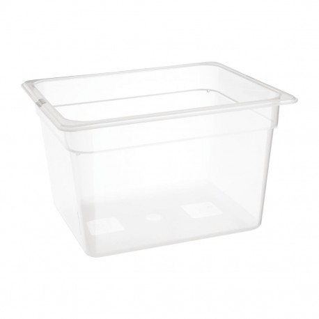 Nisbets Essentials polypropyleen 1/2 gastronorm bak zonder deksel 20cm