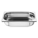 Nisbets Essentials RVS 1/2 Gastronorm Bak 65mm – Set van 3 stuks