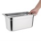 Vogue RVS Gastronorm Bakken Set 1/3 en 4 x 1/6 Met Deksels - Zilver