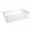 Nisbets Essentials polypropyleen GN 1/1 gastronorm bak 15cm - Helder