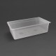Nisbets Essentials polypropyleen GN 1/1 gastronorm bak 15cm - Helder
