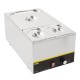 Vogue RVS Gastronorm Bakken Set 2x 1/6 en 2/3 Met Deksels