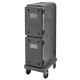 Cambro Ultra Pro Wagen – Hoge Tweedeurs Trolley voor Warme en Koude Gerechten, Antracietgrijs