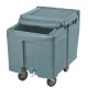 Cambro IJscaddy met Schuifdeksel Leisteenblauw - HDPE Thermobox voor Ijs