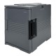 Vogue Thermo-Box 600 Voorlader Box Zwart voor GN Bak - 465x610x630mm