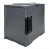 Vogue Thermo-Box 600 Voorlader Box Zwart voor GN Bak - 465x610x630mm