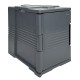 Vogue Thermo-Box 600 Voorlader Box Zwart voor GN Bak - 465x610x630mm